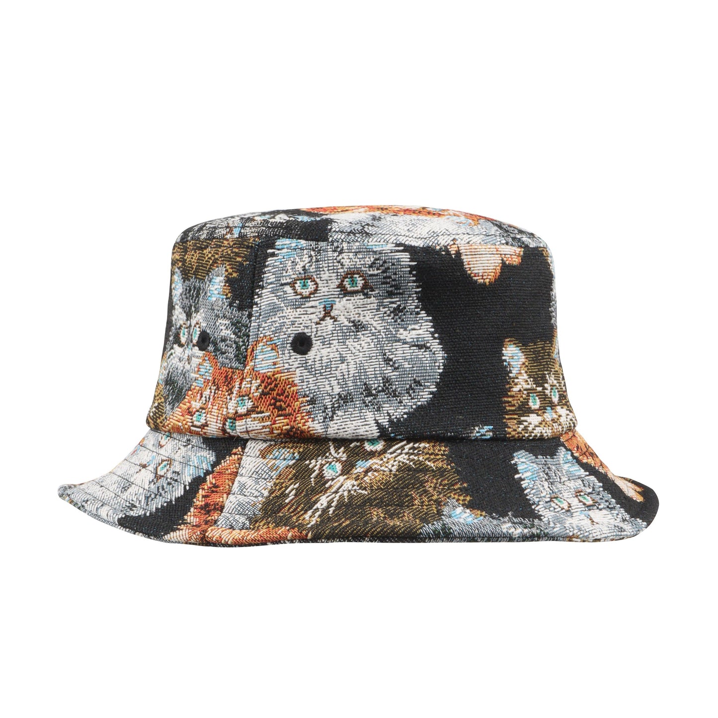 Tapestry Cat Jacquard Bucket Hat
