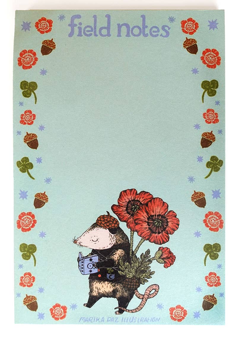 Possum Field Notes Notepad