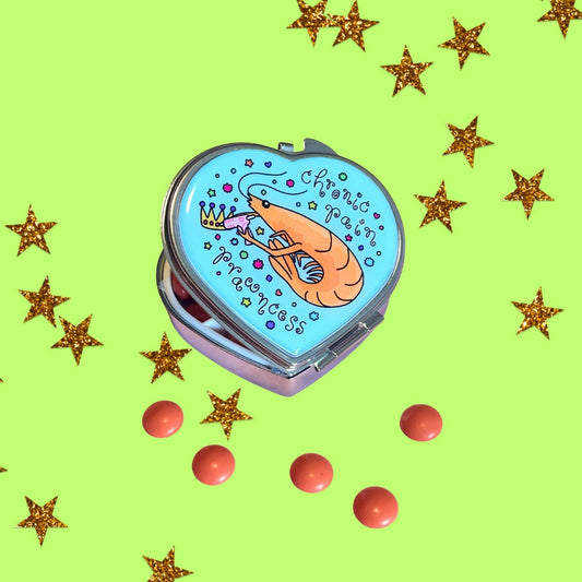 Chronic Pain PRAWNcess - Pill Case