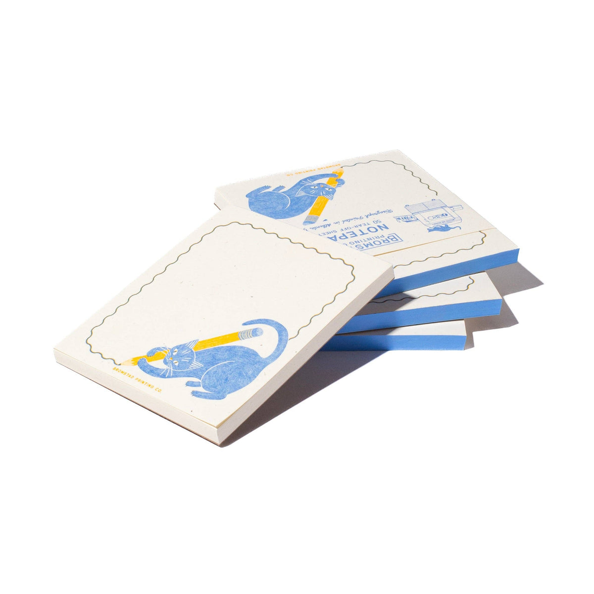 Pencil Cat - Mini Notepad