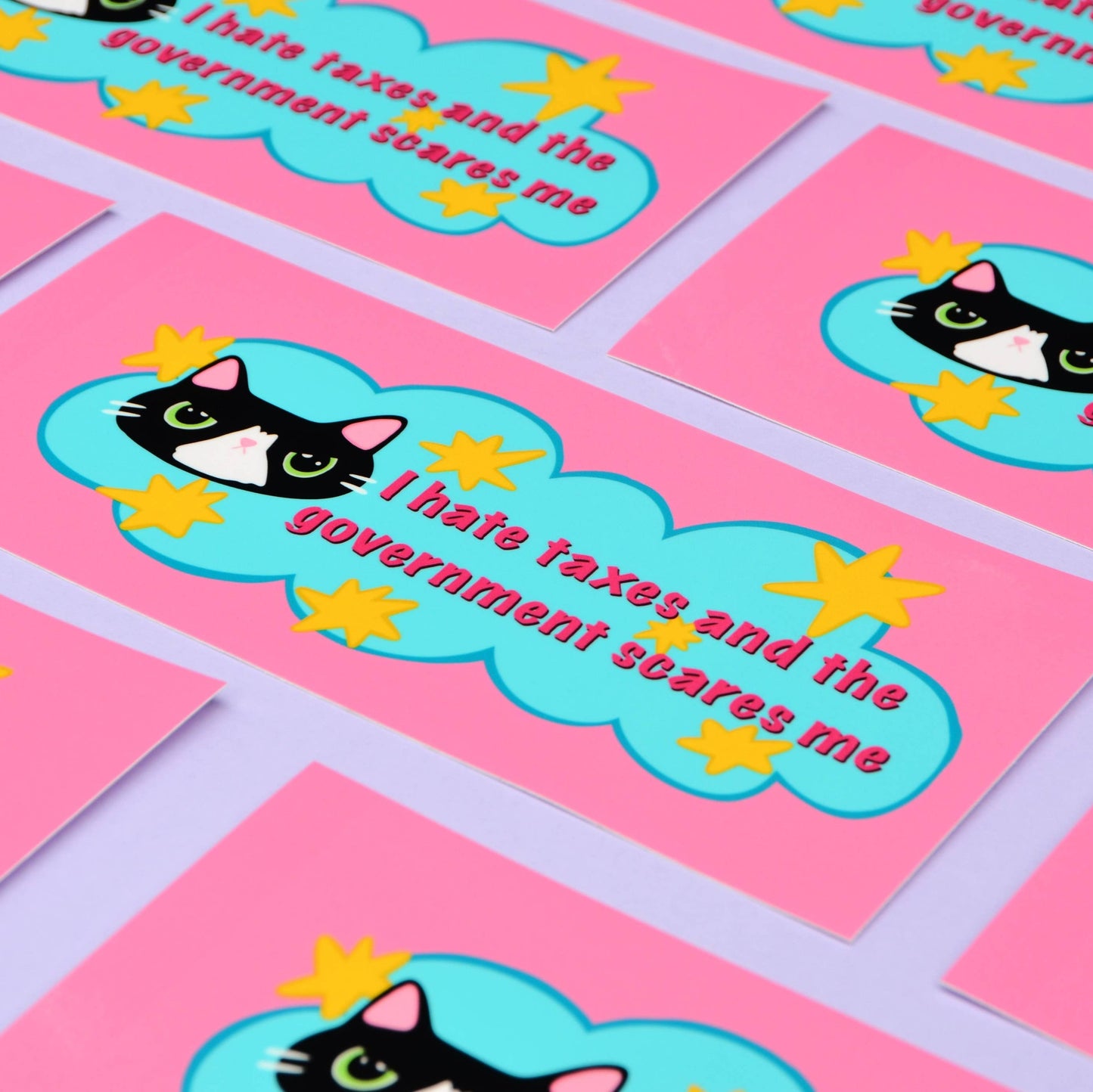 I Hate Taxes Bumper Sticker