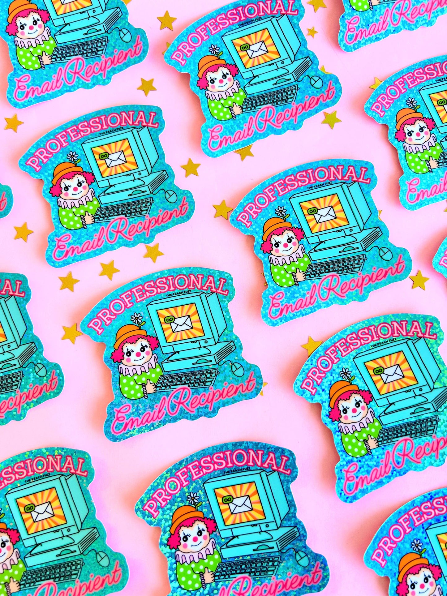 Professional Email Recipient Glitter Sticker