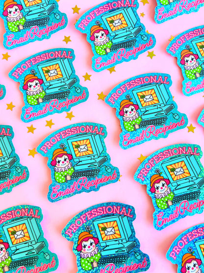Professional Email Recipient Glitter Sticker