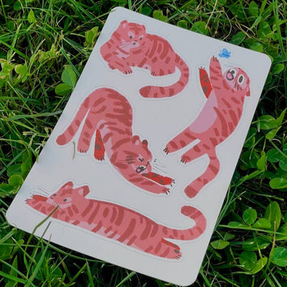 Tigers Sticker Sheet 4x6