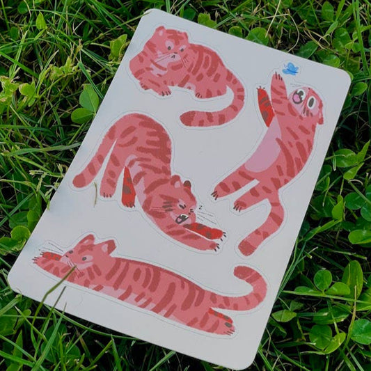 Tigers Sticker Sheet 4x6