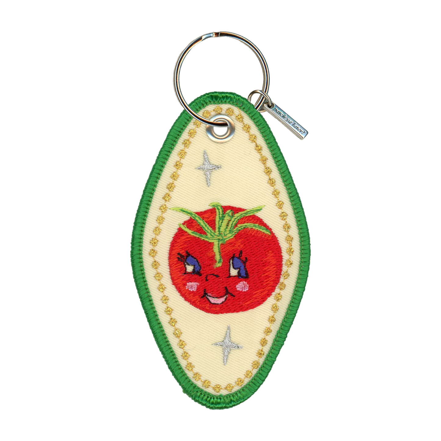 Hello Darlin' Embroidered Keychain