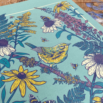 Prairie Warbler Giclee Print 11x14"