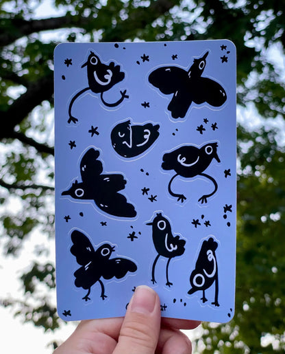 Kip the Bird Sticker Sheet 4x6