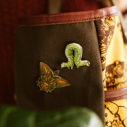 Clover Looper Moth (Inchworm) Pin Set