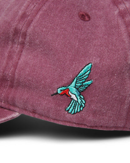 'YOU ARE ON NATIVE LAND' Dad Cap in Maroon