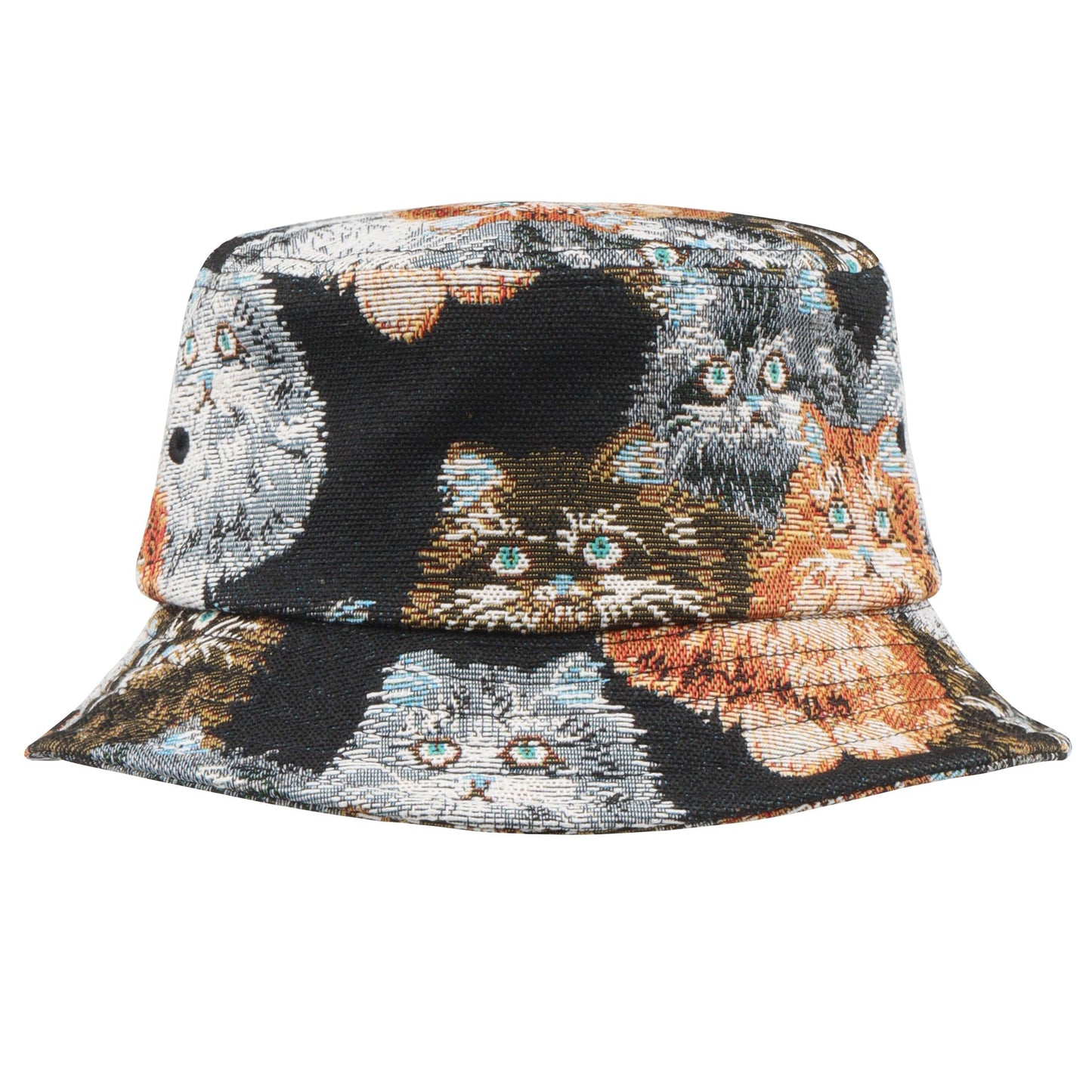 Tapestry Cat Jacquard Bucket Hat