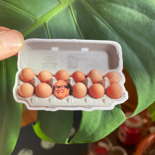 Funny Danny "Egg" DeVito Sticker