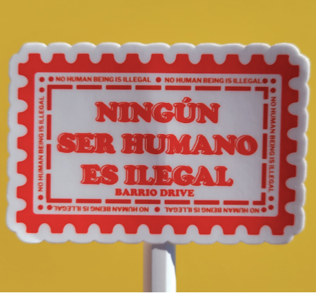 Ningún Ser Humano Es Ilegal sticker