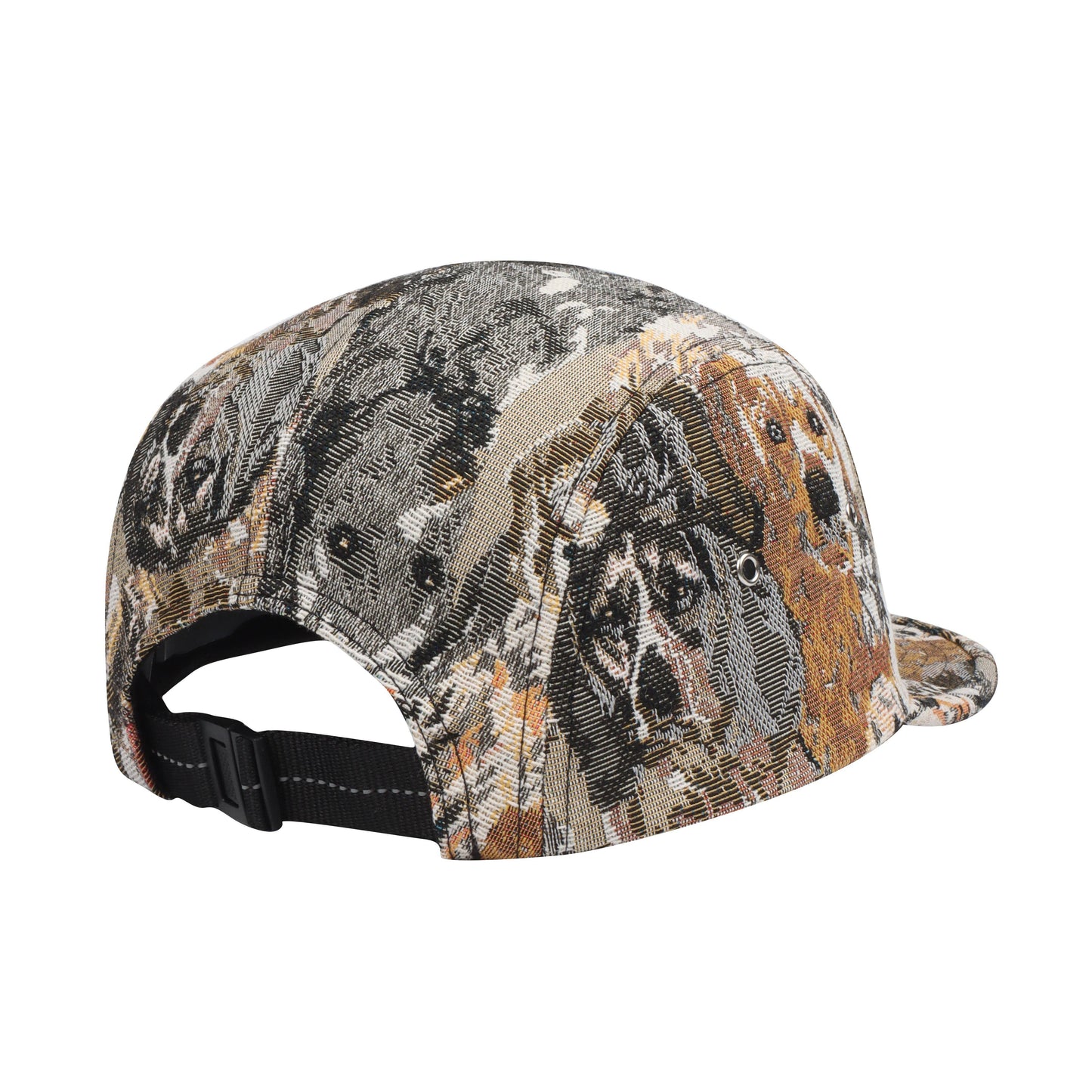 Dog Jacquard 5-Panel Camp Cap
