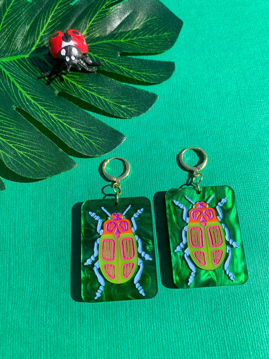 Big Beetles Earrings