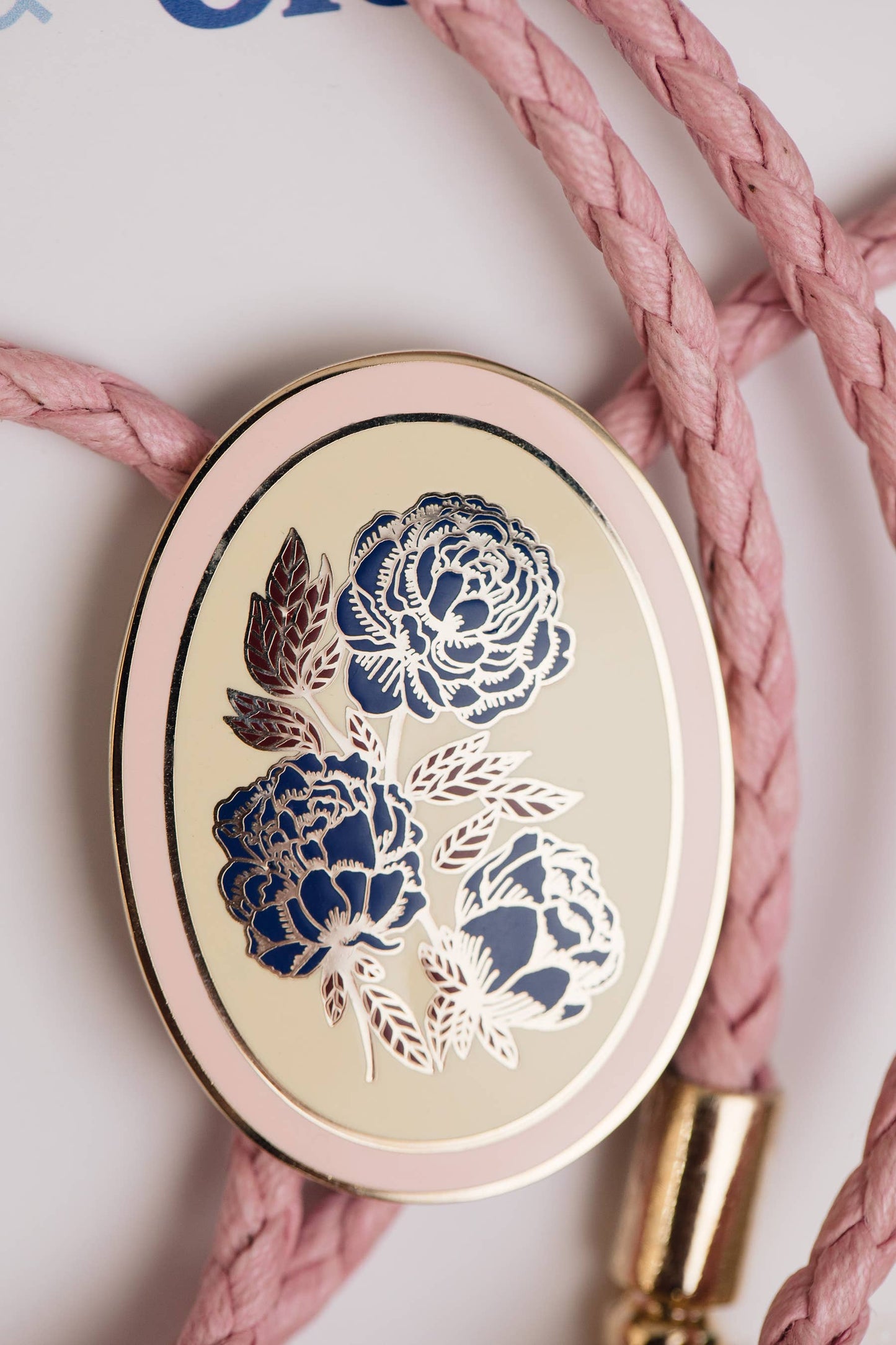 Floral Bolo Tie with Crush