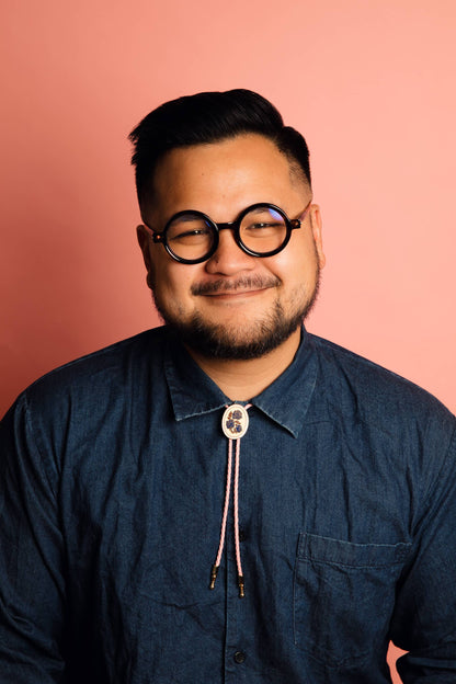 Floral Bolo Tie with Crush