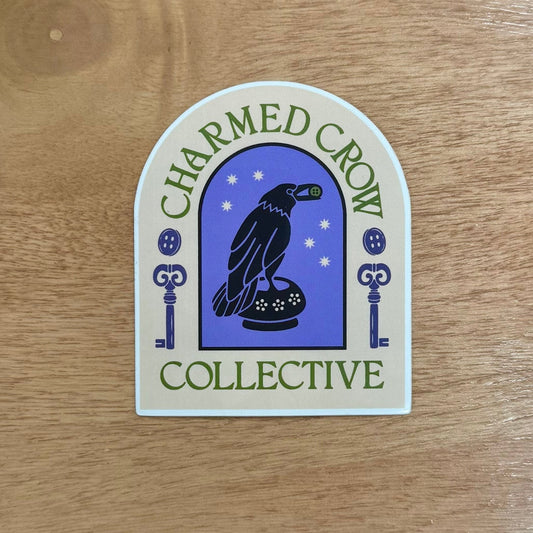 Charmed Crow Sticker