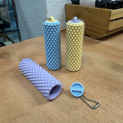 Many Spikes Mini Keychain