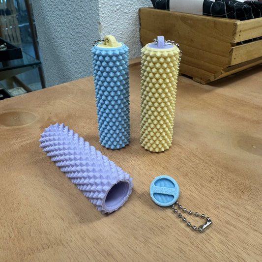 Many Spikes Mini Keychain