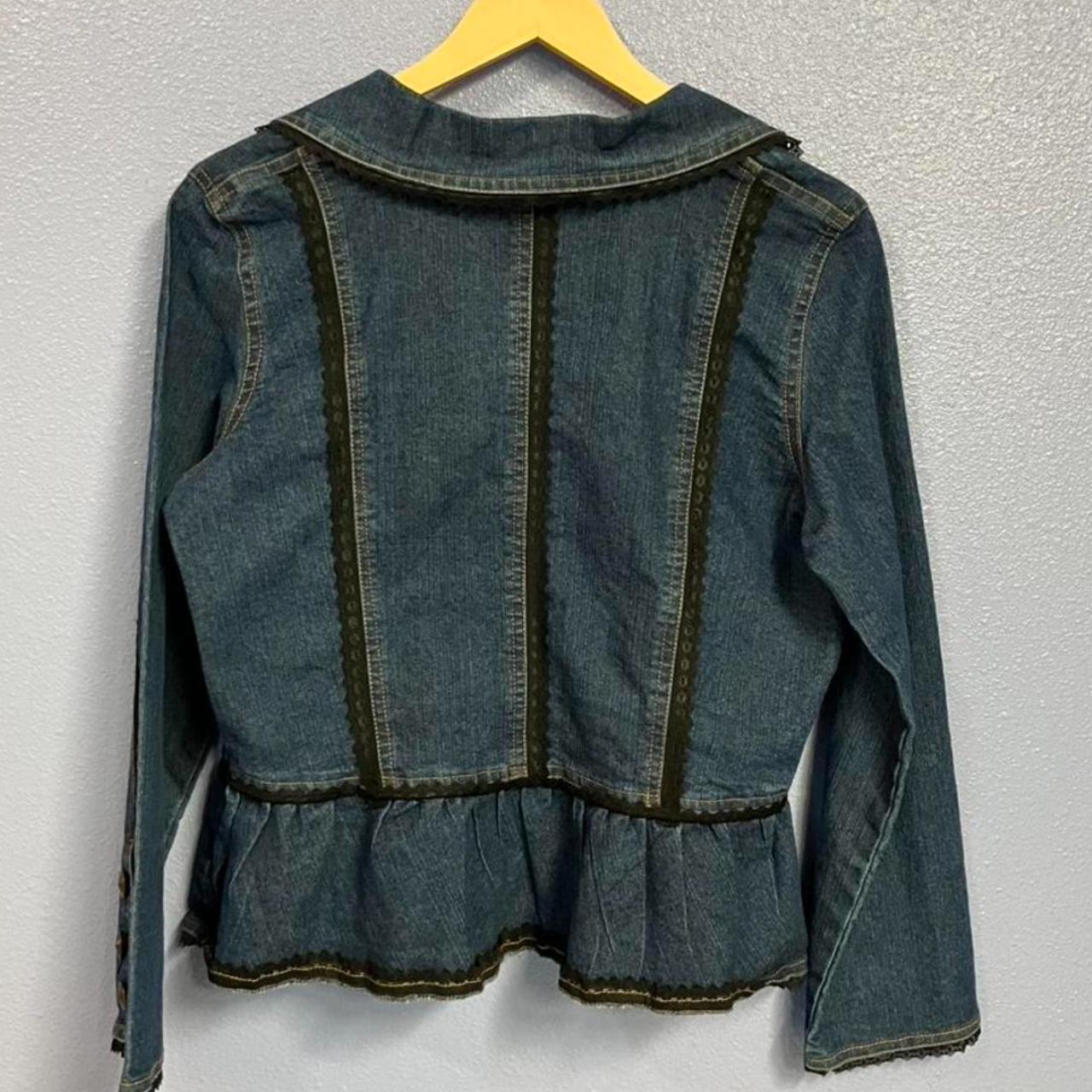 Y2K Denim and Lace Jacket (M)
