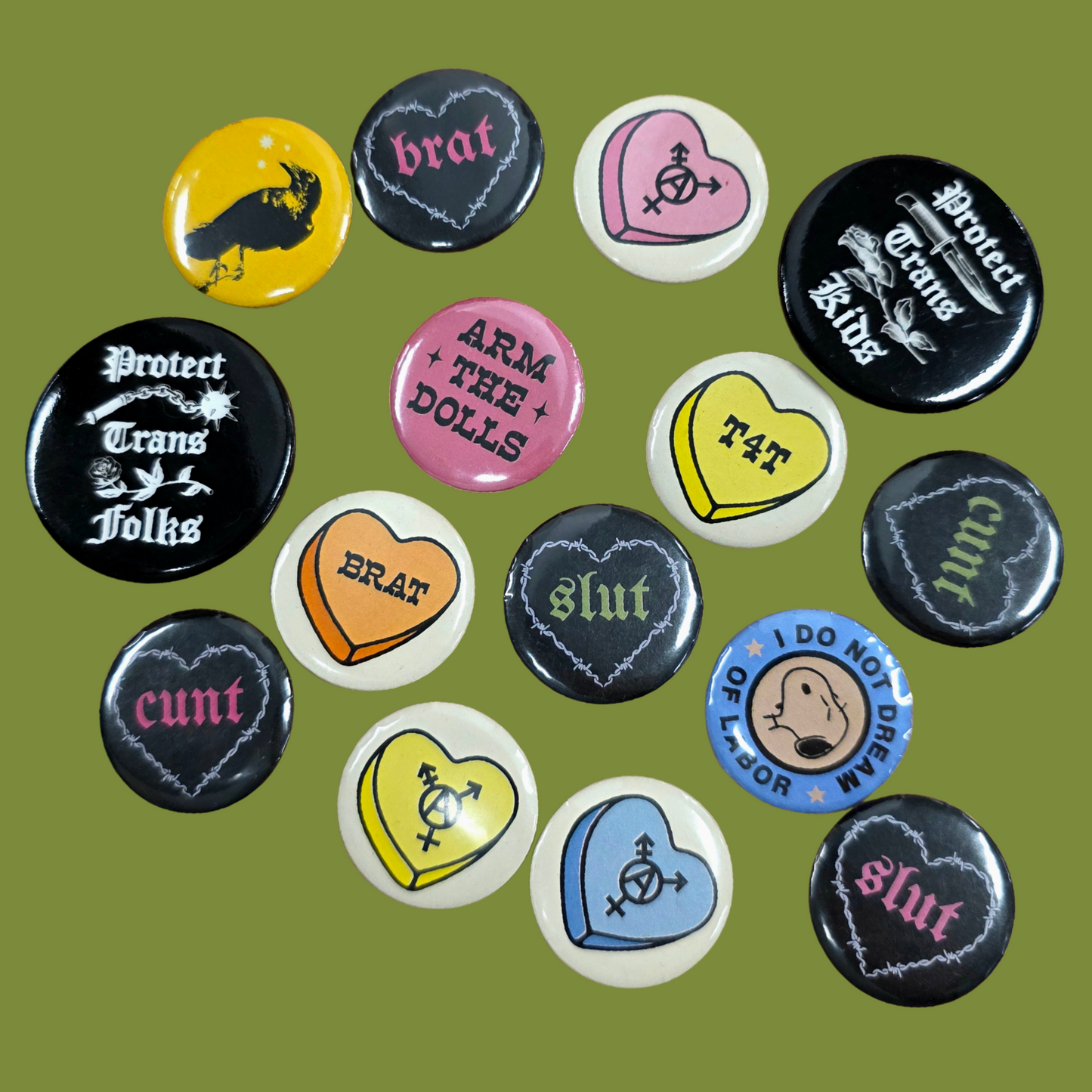 Mystery Button Pin & Pin Bundle
