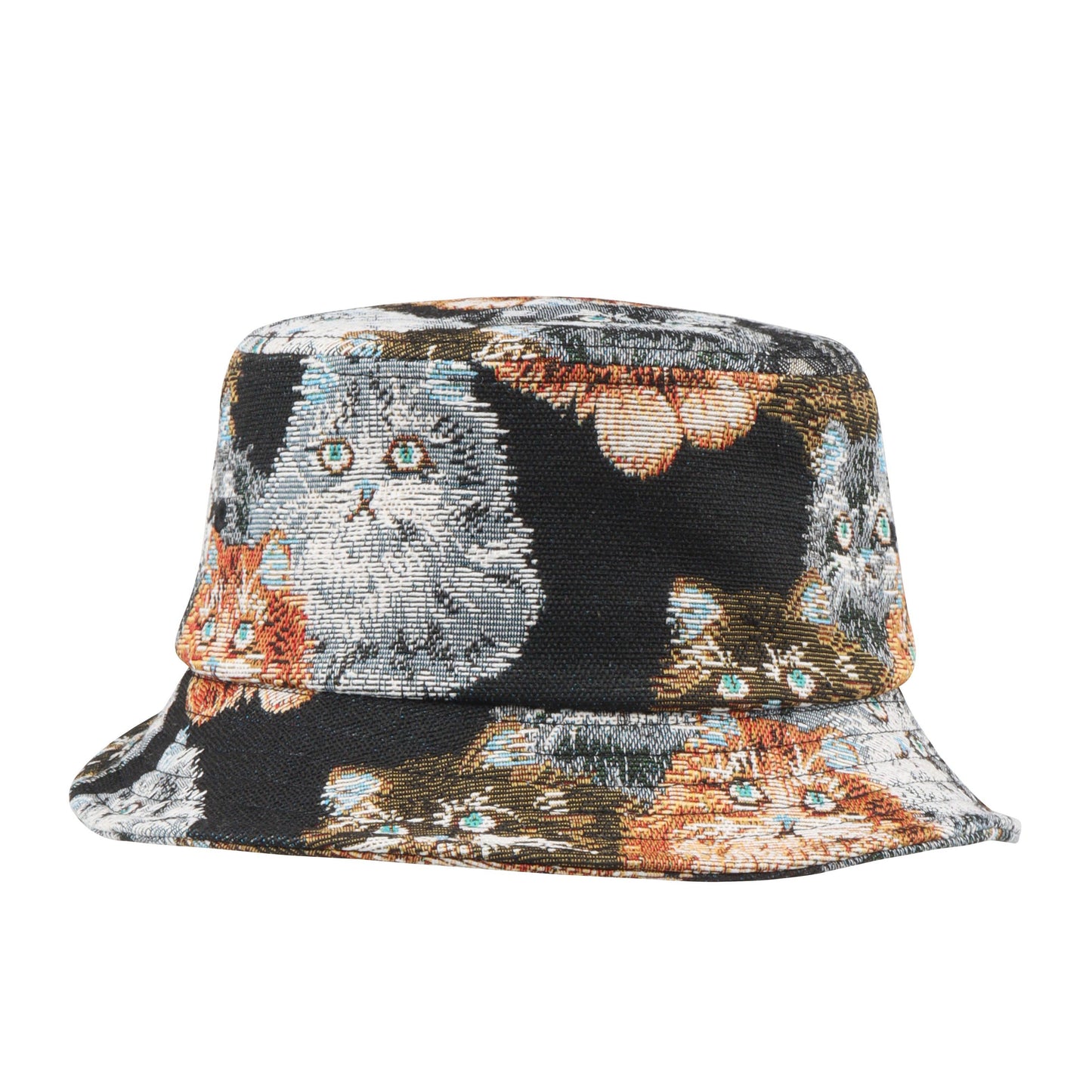 Tapestry Cat Jacquard Bucket Hat