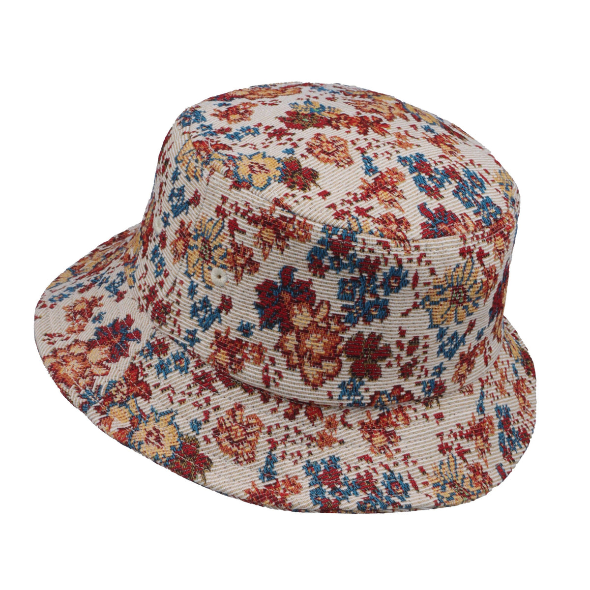 Floral Tapestry Jacquard Bucket Hat