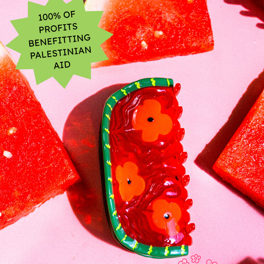 Watermelon Hair Claw