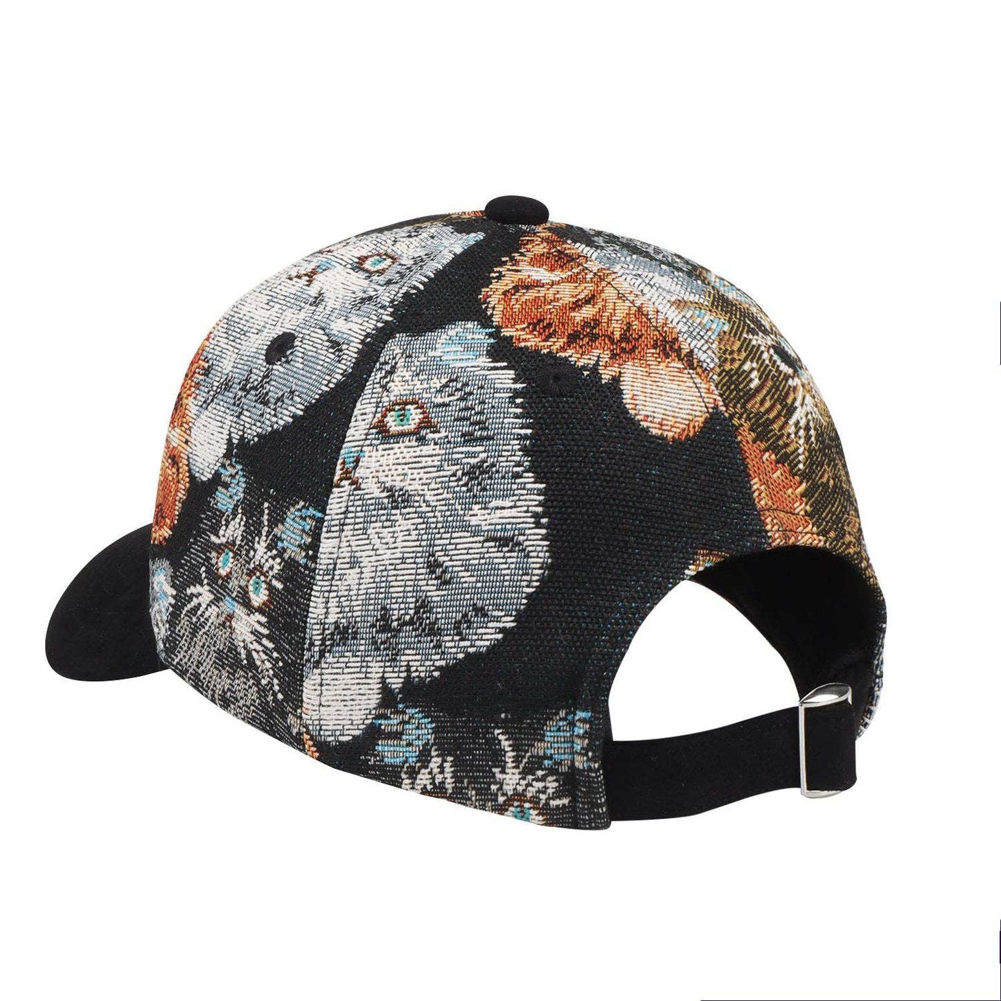 Jacquard Cat Tapestry Baseball Cap