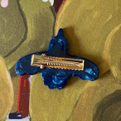 Raven Hair Clip Barrette