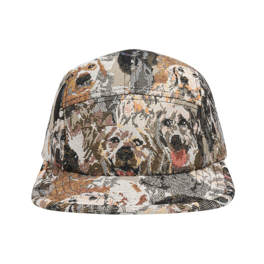 Dog Jacquard 5-Panel Camp Cap