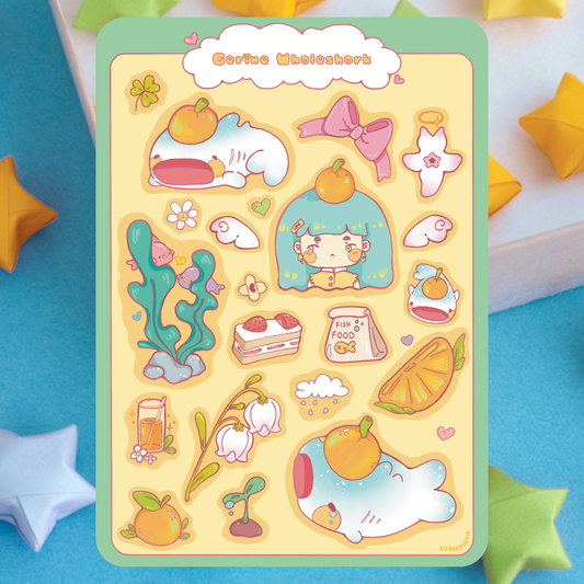 Gerine Whale Shark Sticker Sheet