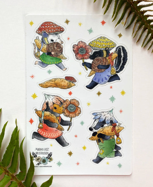 Friends of Slugs Sticker Sheet