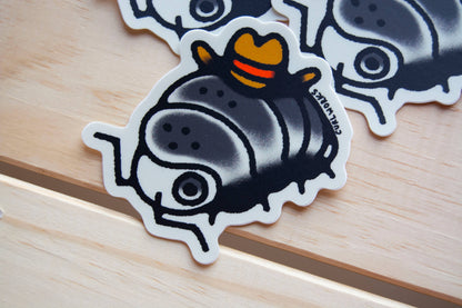 Cowboy Bug - 3" Vinyl Sticker