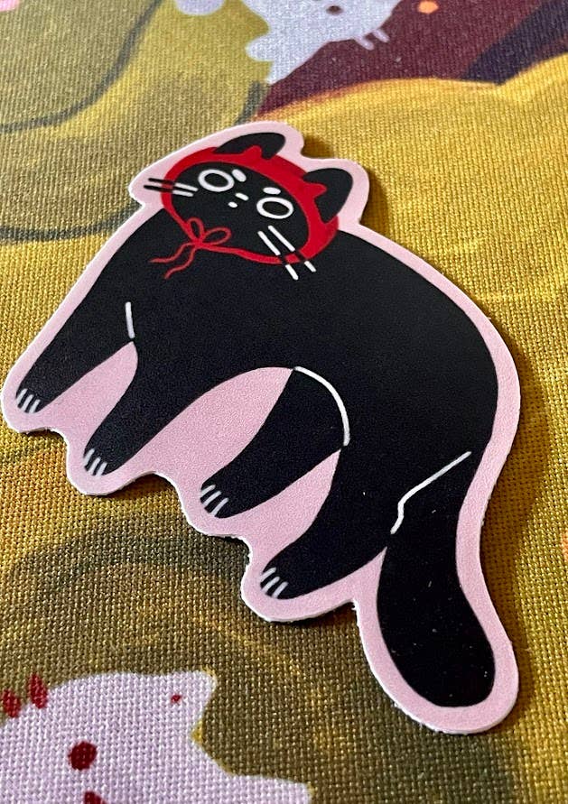 Evil Cat Matte Sticker