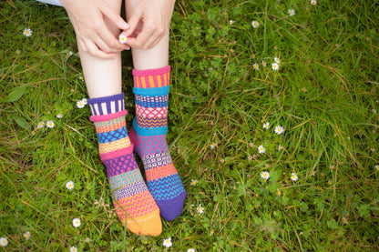 Sunny Crew Socks | Eco-Friendly & Made in the USA 