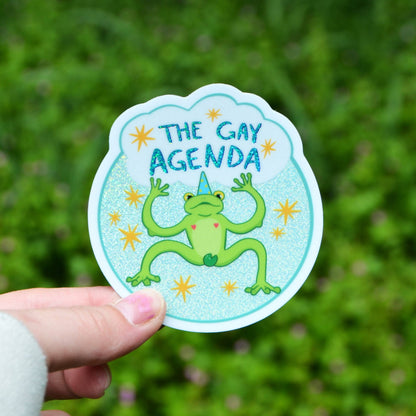 Gay Agenda Sticker