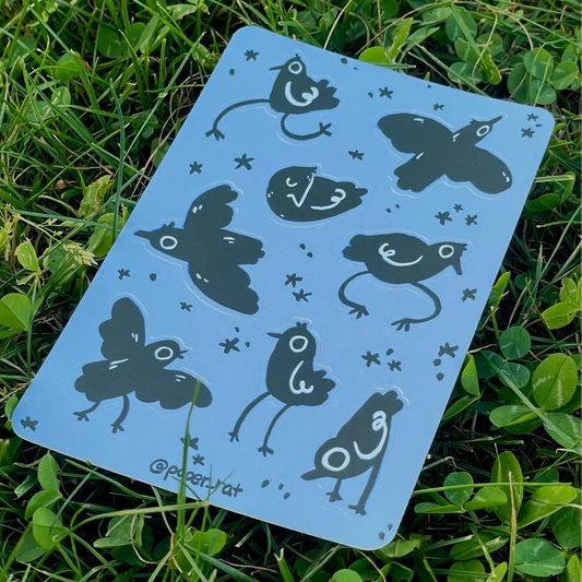 Kip the Bird Sticker Sheet 4x6