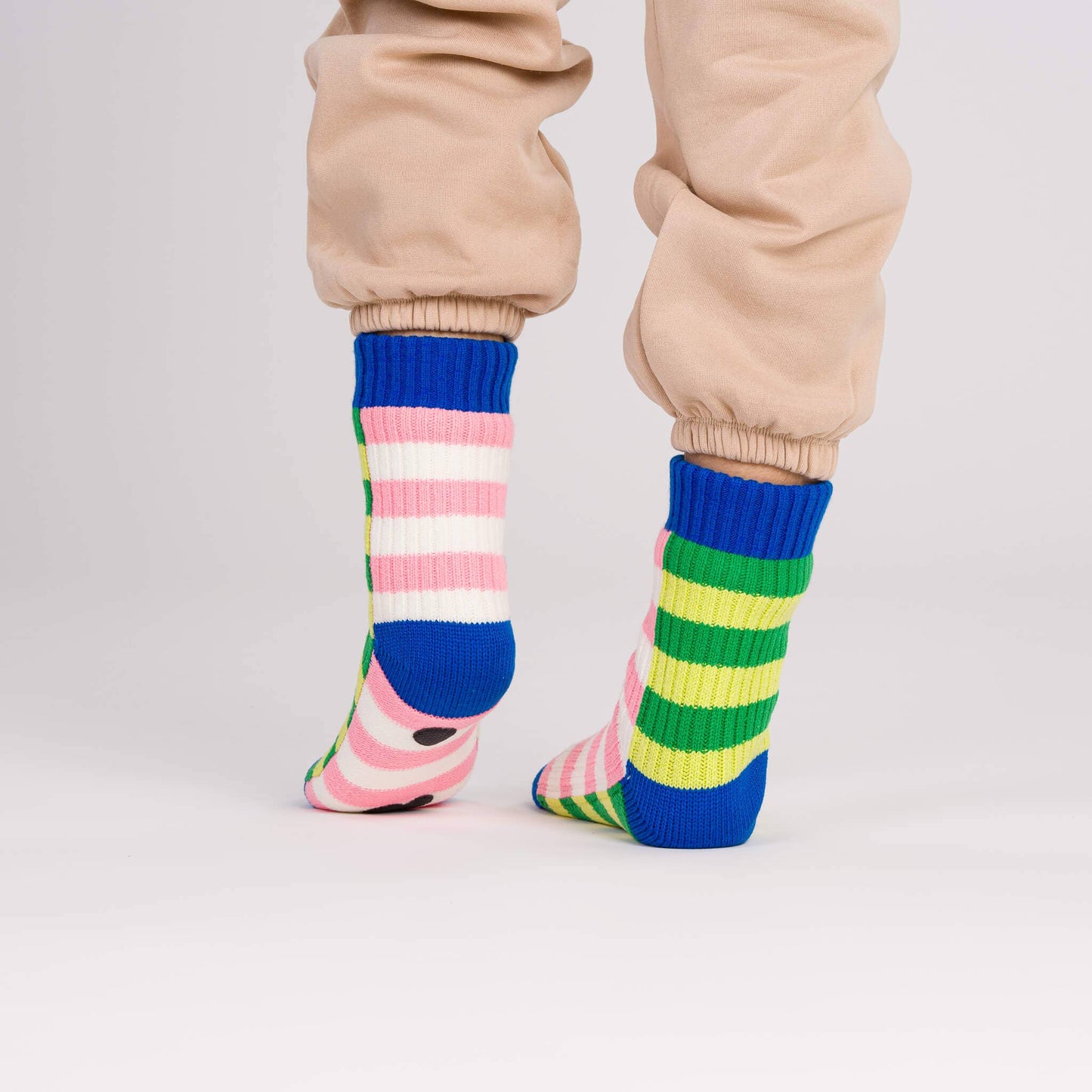 Super Stripe Knit House Socks