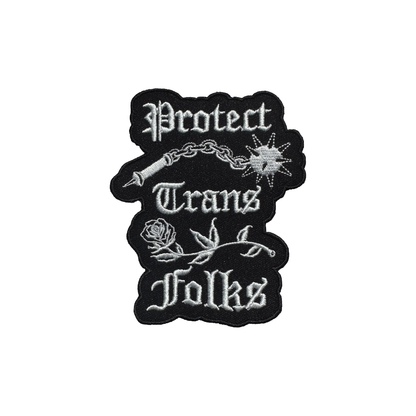Protect Trans Folks/Kids Embroidered Patch