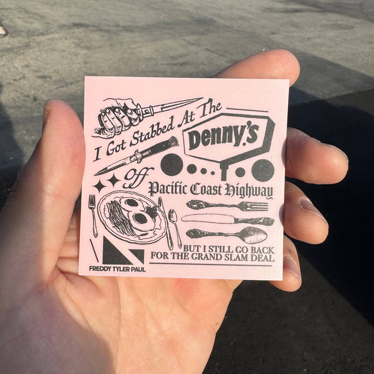 'Denny’s' Little Sticker