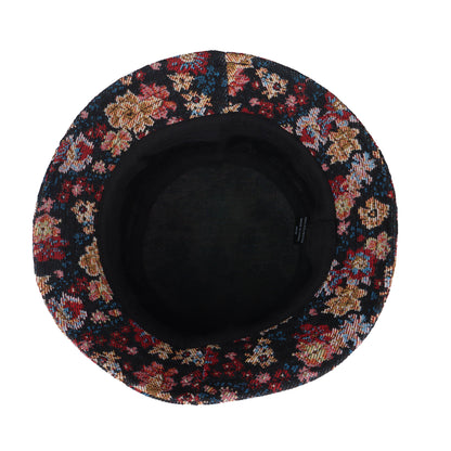 Floral Tapestry Jacquard Bucket Hat