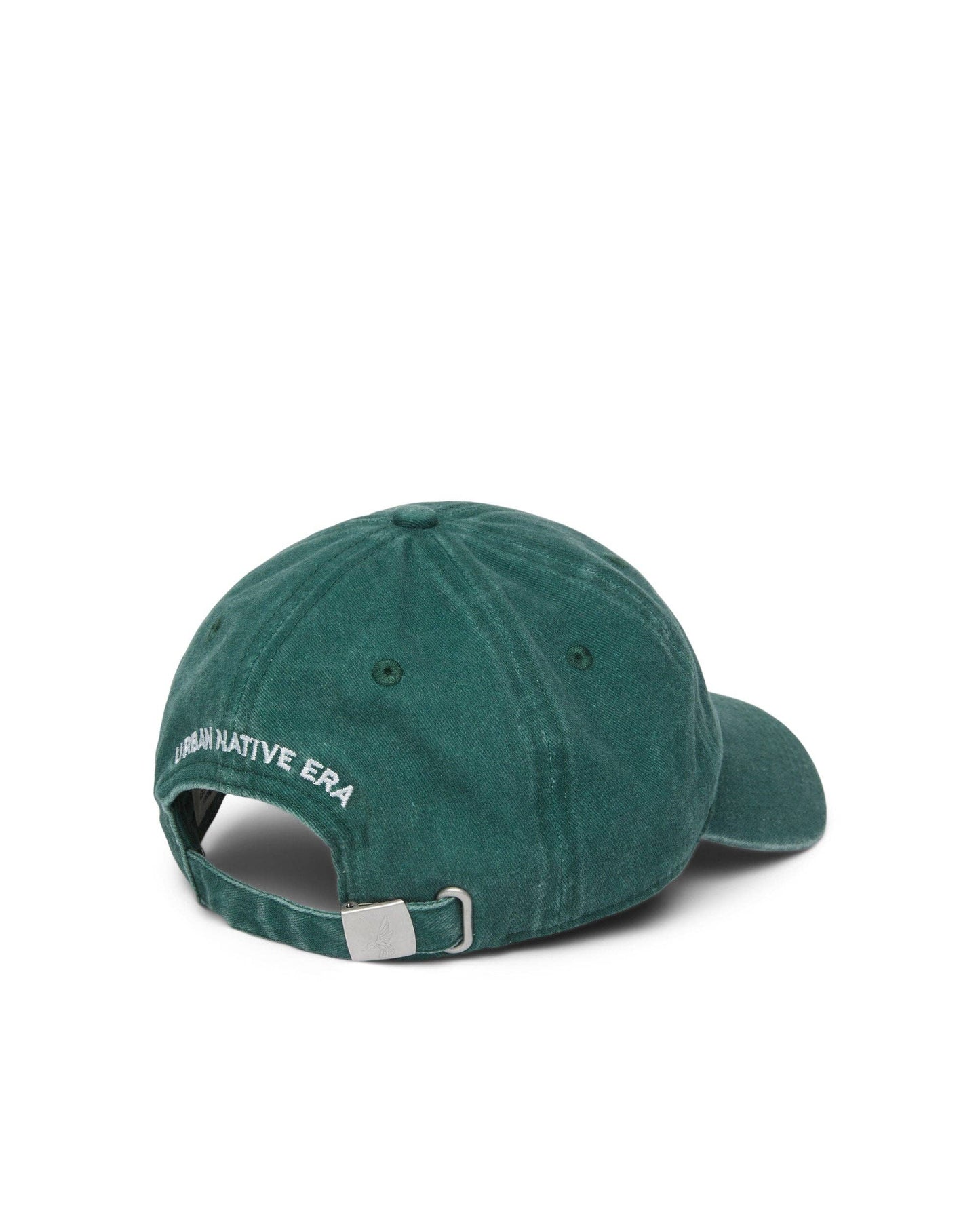 'YOU ARE ON NATIVE LAND' Dad Cap in Dark Green