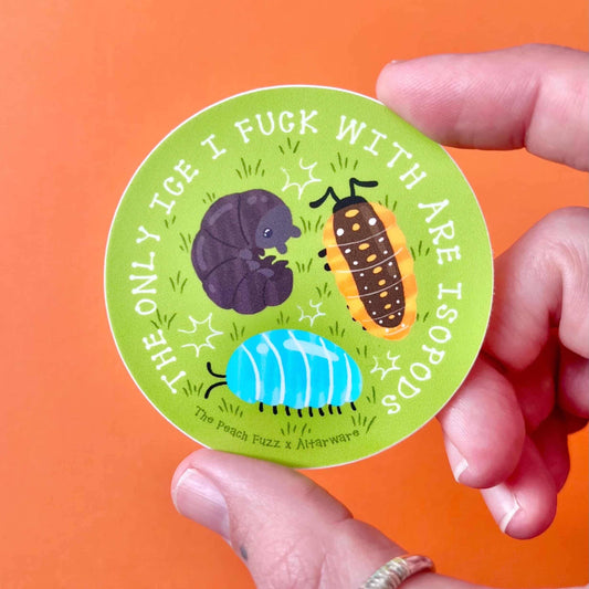 Isopods Not ICE Sticker