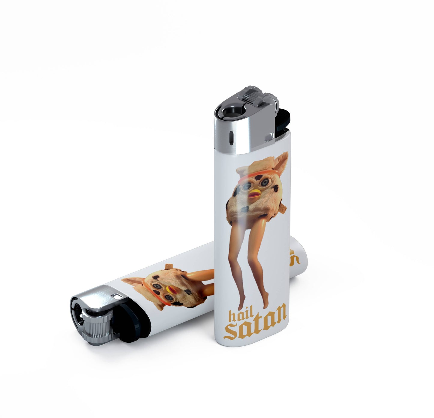 Hail Satan Creepy Furby Barbie Lighter