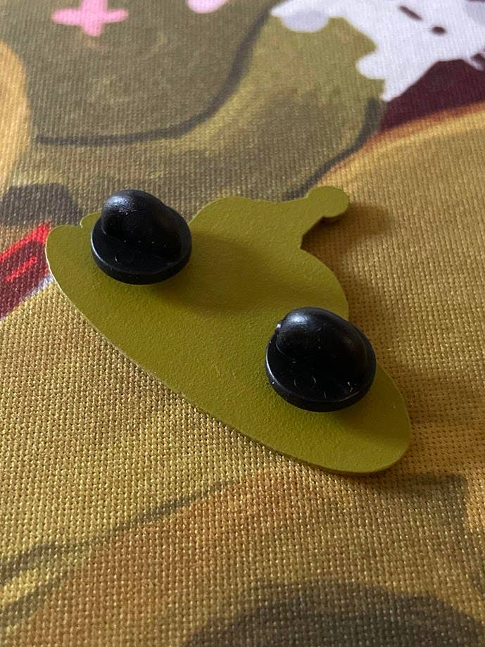 Lilypad Frog Enamel Pin