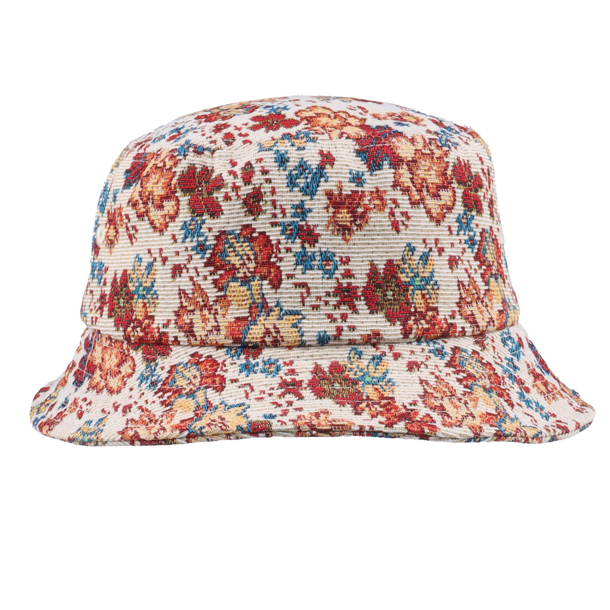Floral Tapestry Jacquard Bucket Hat