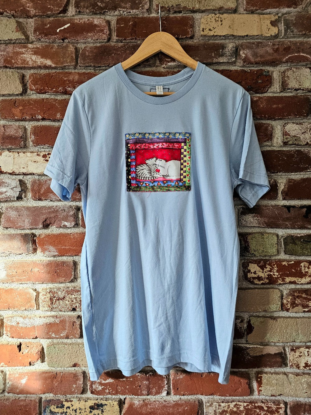 The "Maci" Tee - Upcycled Cat Tee|13