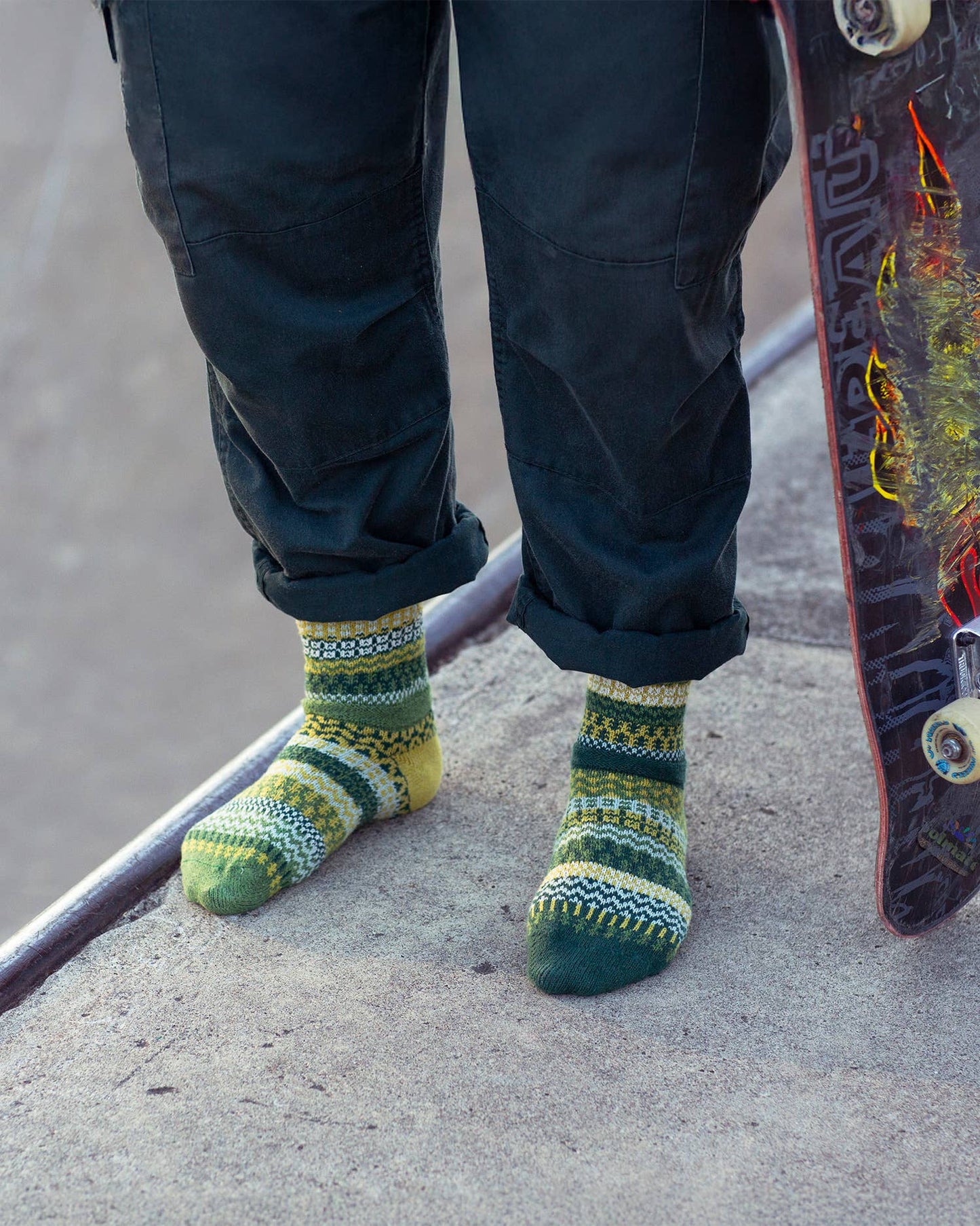 Fiddlehead Crew Socks